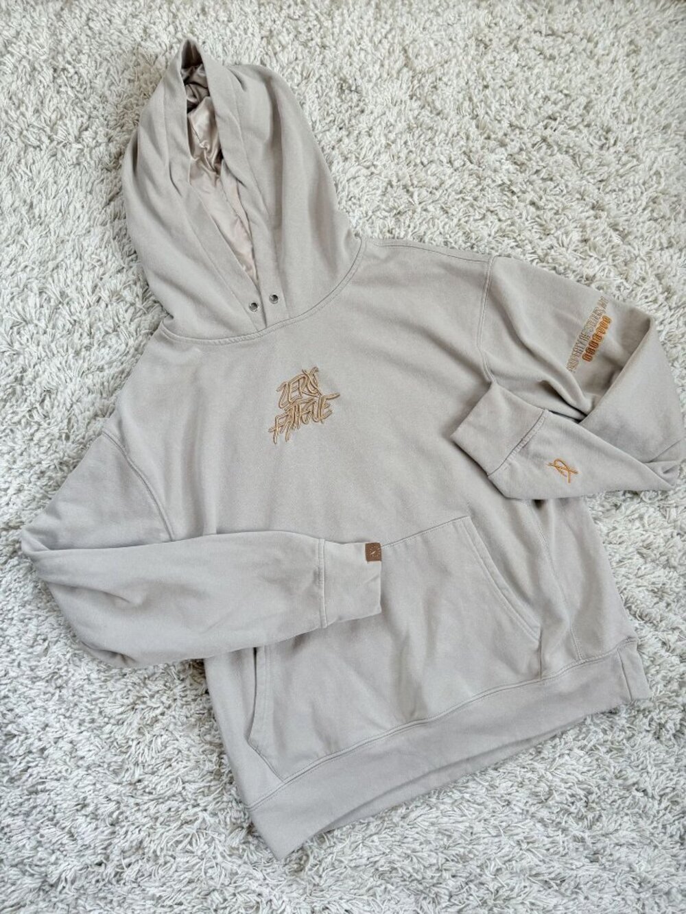 Zero Fatigue Satin Lined Hoodie Medium